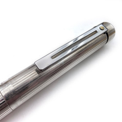 =典藏二手品= SHEAFFER 西華 TARGA  USA製  純銀桿 14K 鋼筆 #SF2780