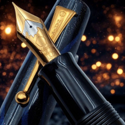 =中古品=Namiki Aya 系列 Seiryu 清流（Limpid Stream）30號尖 18k 鋼筆 