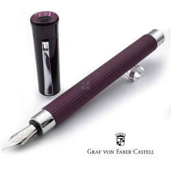 德國 Graf von Faber-Castell 經典原創條紋 TAMITIO 鋼筆（莊園酒紅）