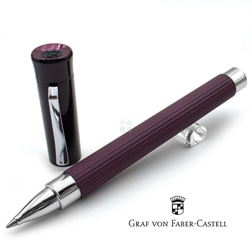 德國 Graf von Faber-Castell 經典原創條紋 TAMITIO 鋼珠筆(莊園酒紅)