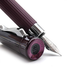 德國 Graf von Faber-Castell 經典原創條紋 TAMITIO 鋼筆（莊園酒紅）