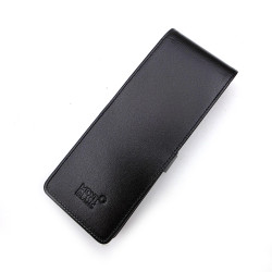 =全新庫存品= 萬寶龍  亮面皮 3支入 上掀筆袋 老款金圈 (14313)