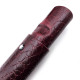 ⭐ Montblanc 萬寶龍  雪茄筒造型｜真皮鱷魚紋｜酒紅色 單支筆筒型筆套 =全新品=