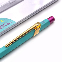 瑞士 卡達 Caran d'Ache 849 Claim Your Style 原子筆 一代（松石綠）