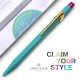 瑞士 卡達 Caran d'Ache 849 Claim Your Style 原子筆 一代（松石綠）