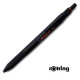 德國 rotring 洛登 600型 金屬筆桿 3IN1 多功能筆（黑色）