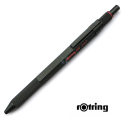 德國 rotring 洛登 600型 金屬筆桿 3IN1 多功能筆（綠色）