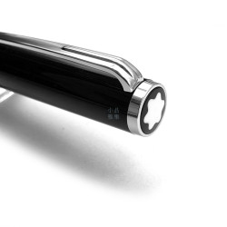 德國 Montblanc 萬寶龍 PIX 原子筆（黑桿銀夾）