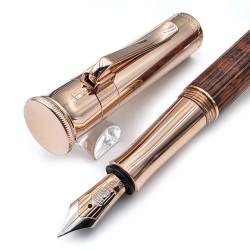 德國 Graf von Faber-Castell Classic 經典系列 限量1888支 蛇木 18k 鋼筆