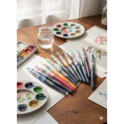 Pierre Cardin 皮爾卡登 Art Brush Pen 藝術繪圖 藝術墨水筆 （共12色可選）