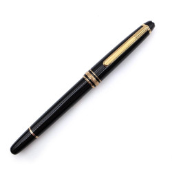 ☆典藏老筆☆ 德國 MONTBLANC 萬寶龍 144 - 14K F尖 附原裝吸墨器 (全新品） M-63855
