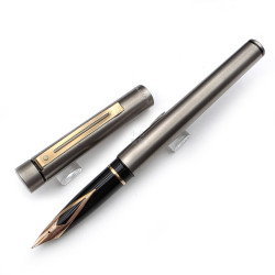 ☆典藏老筆☆ 西華SHEAFFER TARGA 不鏽鋼桿 14K尖 F尖 全新品