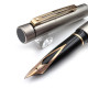☆典藏老筆☆ 西華SHEAFFER TARGA 不鏽鋼桿 14K尖 F尖 全新品