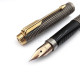 =庫存新品= 派克 Parker 75 美國製 純銀格紋 14K F尖 鋼筆 #PJ-60008