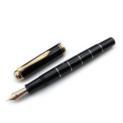 =老款庫存新筆= 德國 Pelikan 百利金 M215 14C 雙色鬍尖 鋼筆（環形金夾）OM特殊尖