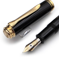 =老款庫存新筆= 德國 Pelikan 百利金 M215 14C 雙色鬍尖 鋼筆（環形金夾）