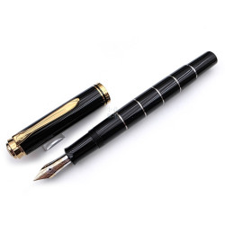 =老款庫存新筆= 德國 Pelikan 百利金 M215 14C 雙色鬍尖 鋼筆（環形金夾）