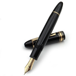 德國 Montblanc 萬寶龍 大師傑作 書法系列 149 弧形筆尖 18K 鋼筆（類 長刀研 書法尖 特殊研尖 ）