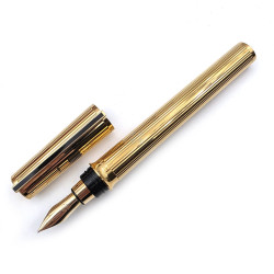 【庫存新筆】S.T. Dupont 都彭 Montparnasse 大總裁 金線系列 18K金鋼筆