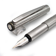 =二手好物＝MONTBLANC 萬寶龍 Noblesse 貴族 鍍白金 14K 鋼筆 UD-4940