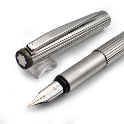 =二手好物＝MONTBLANC 萬寶龍 Noblesse 貴族 鍍白金 14K 鋼筆 UD-4940