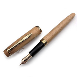 =中古美品= SAILOR 寫樂 世界銘木系列 白橡木 14K 鋼筆F尖  #ER119