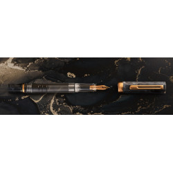 臺灣 TWSBI 三文堂 ECO 活塞鋼筆（大理石黑 & 古銅）