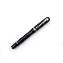 Parker 派克 Duofold 多福 Mini 黑色 18K金 鋼筆 （僅能使用卡式墨水）銀夾