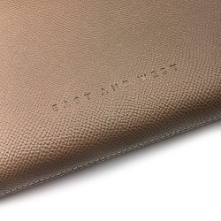 小品雅集  實木 皮革 攜帶型 四入 雪茄盒（大地棕）