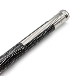 德國 Otto Hutt 奧托赫特 精工藝 Design 04 系列 自動鉛筆 0.7（黑色水波紋）