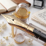 日本 Platinum 白金 #3776 CENTURY Ver. 2.0 全透明 限量 2000支 14k 鋼筆