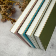 臺灣- conifer 綠的-紙品 拾光系列 V 橫線/方格內頁 25K裸背精裝筆記本 （六款可選）