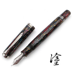 職人昆陽  漆塗款 Pelikan 百利金 M800『 禪影 Zen Illusion』18C F尖
