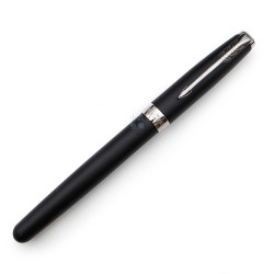 派克 Parker 新款Sonnet 卓爾系列 鋼珠筆（霧黑銀夾）