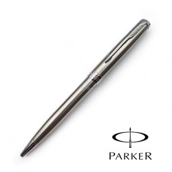 派克 Parker 新款Sonnet 卓爾系列 原子筆（鋼桿銀夾）