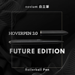 臺灣 novium 自立筆 〔未來〕探索黑 鋼珠筆