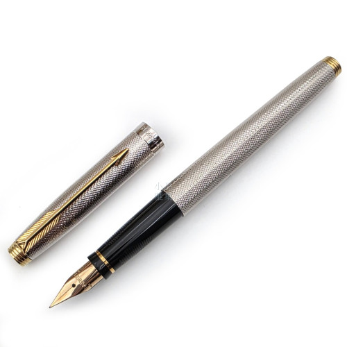【 中古品特價 】PARKER 派克75 14K 鋼筆 (法國製麥穗紋 )