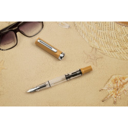 臺灣 TWSBI 三文堂 ECO 活塞鋼筆（巴哈馬黃）