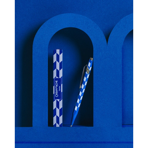 瑞士卡達 CARAN D'ACHE 馬賽克 Mosaic 系列 849™ 原子筆 (皇家藍)