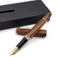 臺灣 尚羽堂 原木系列 真空上墨 鋼筆 (黃金檀)