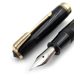 【中古品】Platinum 白金牌 50年代 拉桿上墨  10years 筆尖 （硬橡膠筆桿）EX-6377