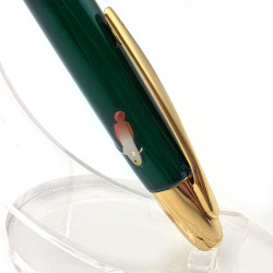 【中古品】Pilot 百樂 Capless 18k金 綠金 鋼筆  蒔繪貼紙 EX9183
