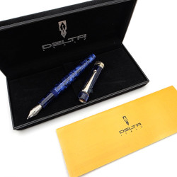 【中古品】義大利 德塔 DELTA 深海花紋 鋼筆 EX-8127