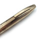 【中古品】西華 SHEAFFER 14K金尖 澳洲製  Touchdown 氣壓上墨 包金桿直紋款 EX-5482