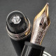 【中古品】德國 Montblanc 萬寶龍  Diamond P145 鑽石 14K 鋼筆 M #M-73000