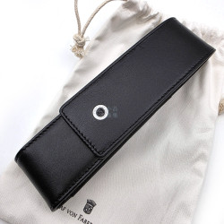 福利品 Graf von Faber-Castell 伯爵 真皮 兩隻裝 筆套 上掀磁吸 #118828 福利品 Graf von Faber-Castell 伯爵 真皮 兩隻裝 筆套 上掀磁吸 #118828