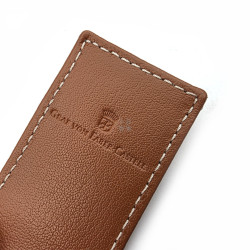 福利品 Graf von Faber-Castell 伯爵 壓紋款 棕色  舊款 無Logo  #118815