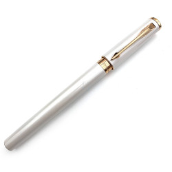 PARKER 派克  精英 5th 第五元素 簽字筆（純洋白玉金夾 S ）