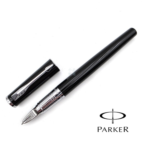 PARKER 派克 精英 5th 第五元素 簽字筆(麗黑銀夾 S )