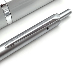 【庫新品】派克Parker 絕版多功能原子筆 3+1 銀色包裝罐
